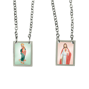 Our Lady of Good Delivery Stainless Steel Scapular