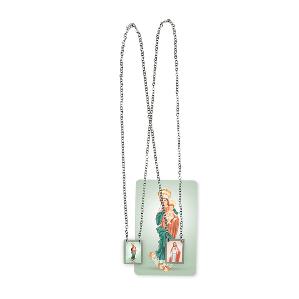 Our Lady of Good Delivery Stainless Steel Scapular 2