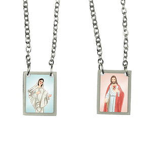 Our Lady of Peace Stainless Steel Scapular