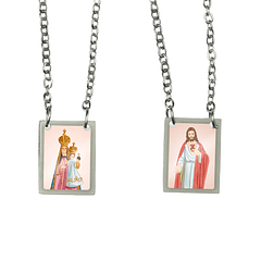 Escapulario de acero de Nuestra Señora de la Peña