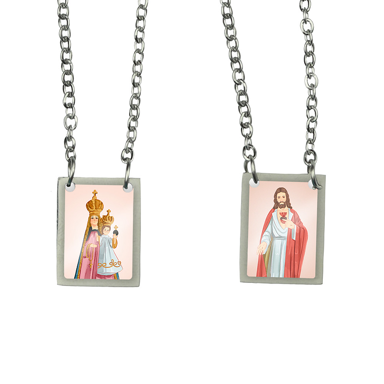 Escapulario de acero de Nuestra Señora de la Peña 1