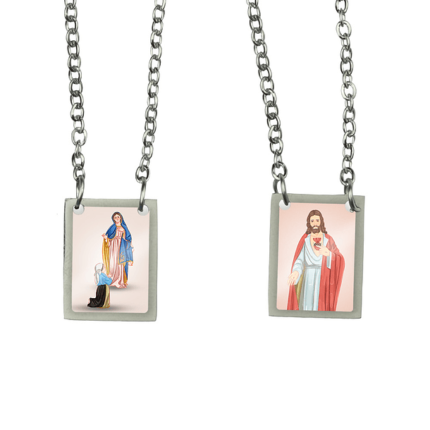 Our Lady of Ribeira Stainless Steel Scapular 1