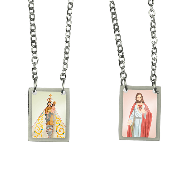 Escapulário de aço de Nossa Senhora do Rocio 1