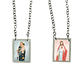 Our Lady of the Rosary Stainless Steel Scapular - thumbnail 1