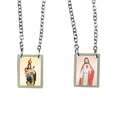 Scapulaire en acier de Notre-Dame de Silva