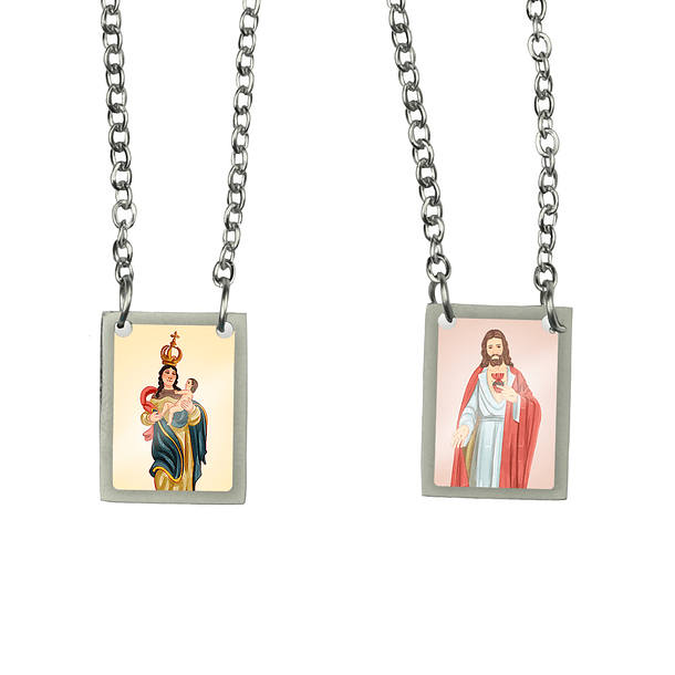 Escapulário de aço de Nossa Senhora da Silva 1