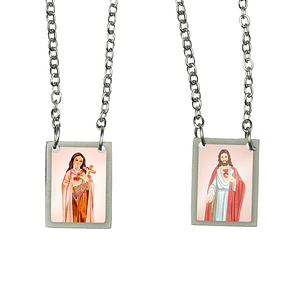 Saint Therese Stainless Steel Scapular