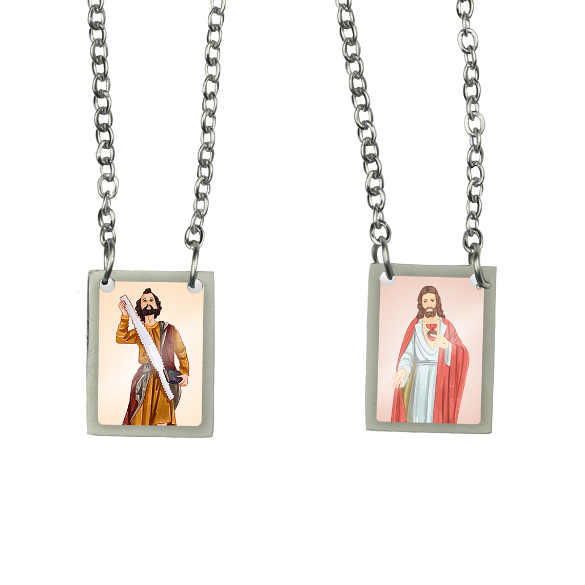 Scapulaire en acier de Saint Thyrse 1