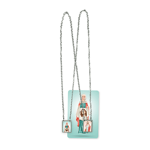 Saint Veronica Stainless Steel Scapular