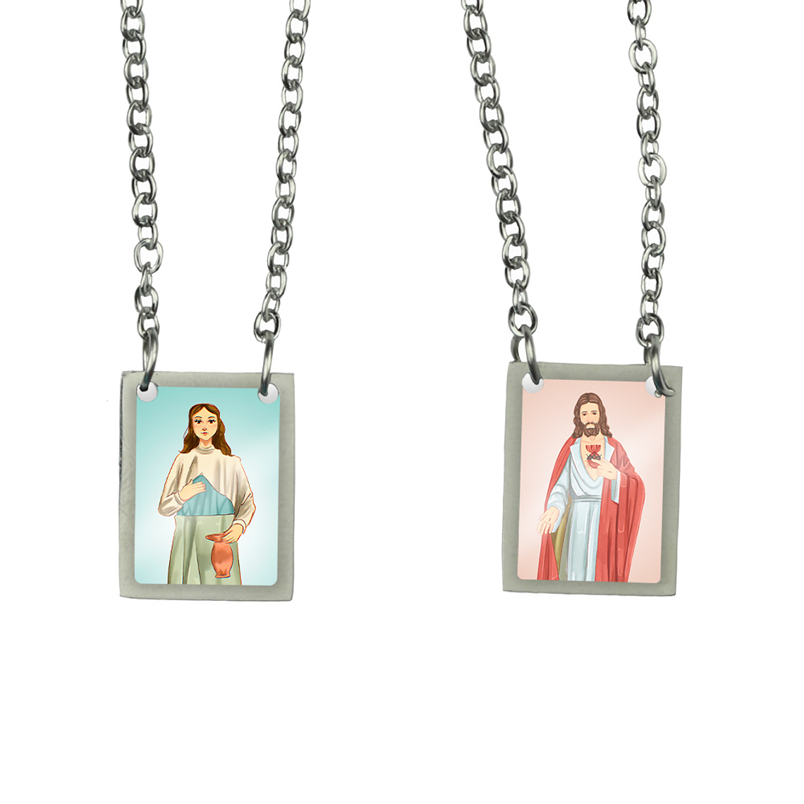 Scapulaire en acier de Sainte Zita 1