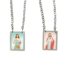 Saint Zita Stainless Steel Scapular