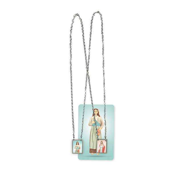 Saint Zita Stainless Steel Scapular 2