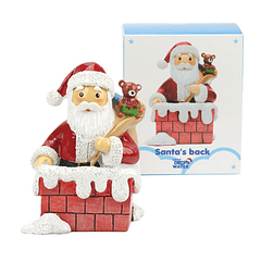 Père Noël dans la cheminée