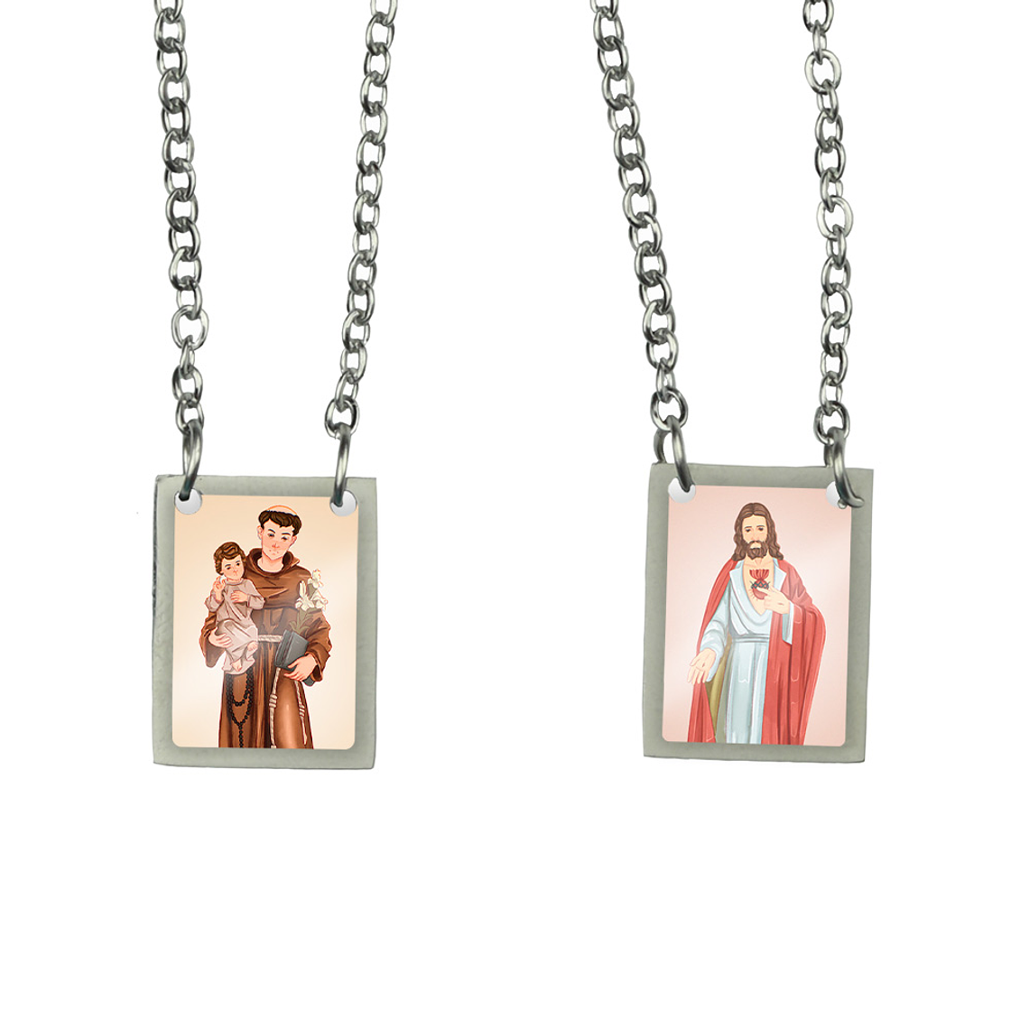 Scapolare in acciaio di Sant'Antonio 1