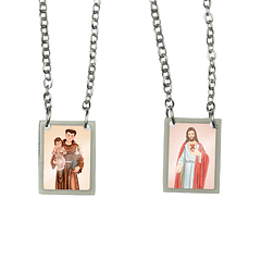 Saint Anthony Stainless Steel Scapular