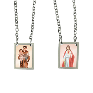Saint Anthony Stainless Steel Scapular