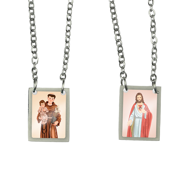 Scapolare in acciaio di Sant'Antonio 1