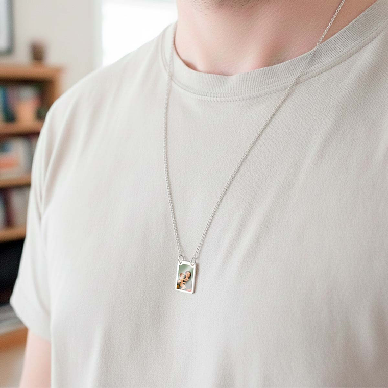 Our Lady of Purity Stainless Steel Scapular 3