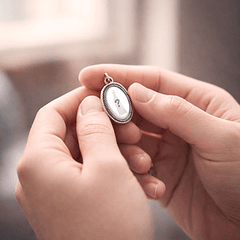 Medaglia d'argento personalizzabile