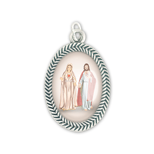 Sacred Heart of Mary and Jesus Medal
