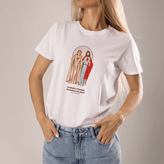 Maglietta del Sacro Cuore di Maria e Gesù