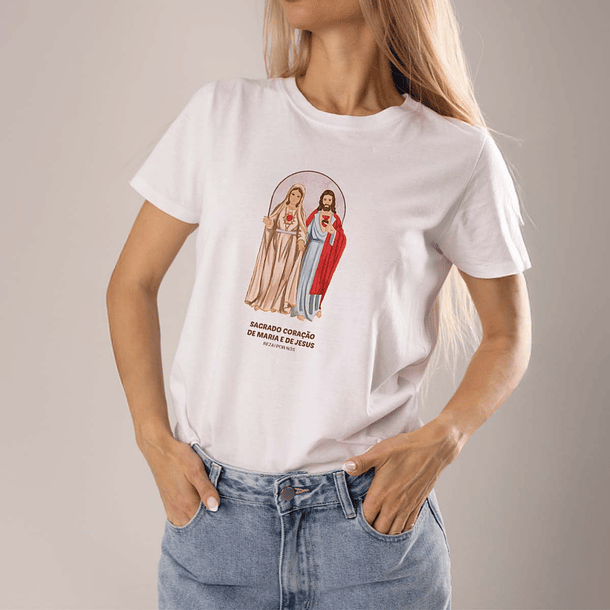 Sacred Heart of Mary and Jesus T-shirt 2