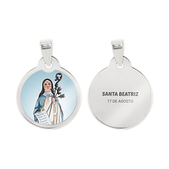 Catenina e medaglia di Santa Beatrice