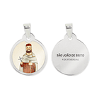 Saint John de Britto chain and medal in stainless steel 2