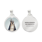 Our Lady of the Conception chain and medal in stainless steel 2