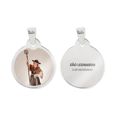 Collar y medalla de San Leonardo en acero