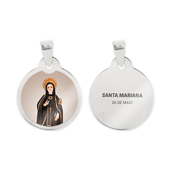 Fio e medalha de Santa Mariana