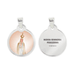 Collar y medalla de Nuestra Señora Peregrina en acero - Miniatura 2