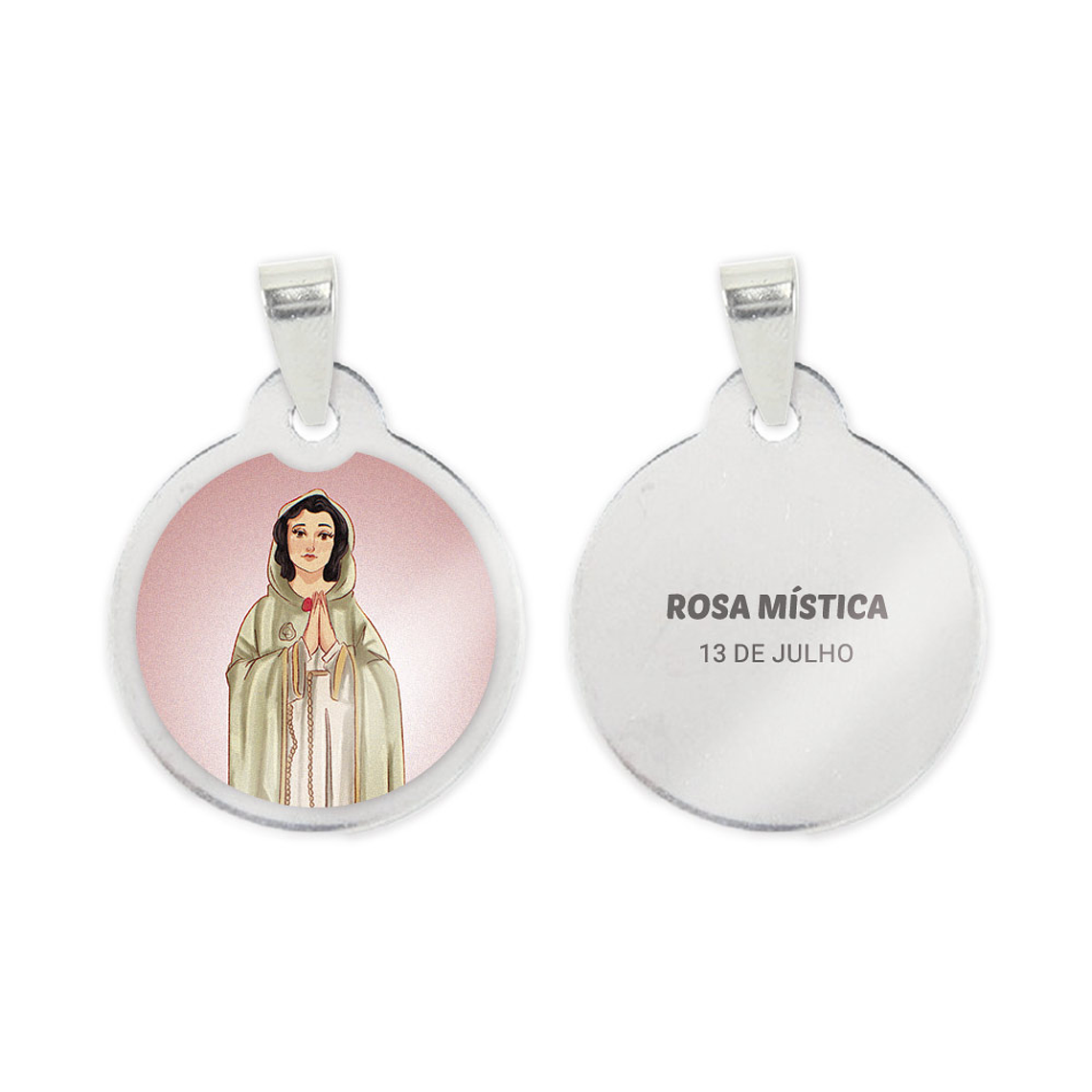 Fio e medalha de Rosa Mística 2