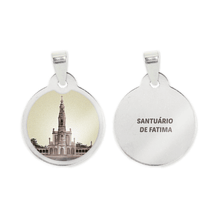 Shrine necklace and medal in stainless steel