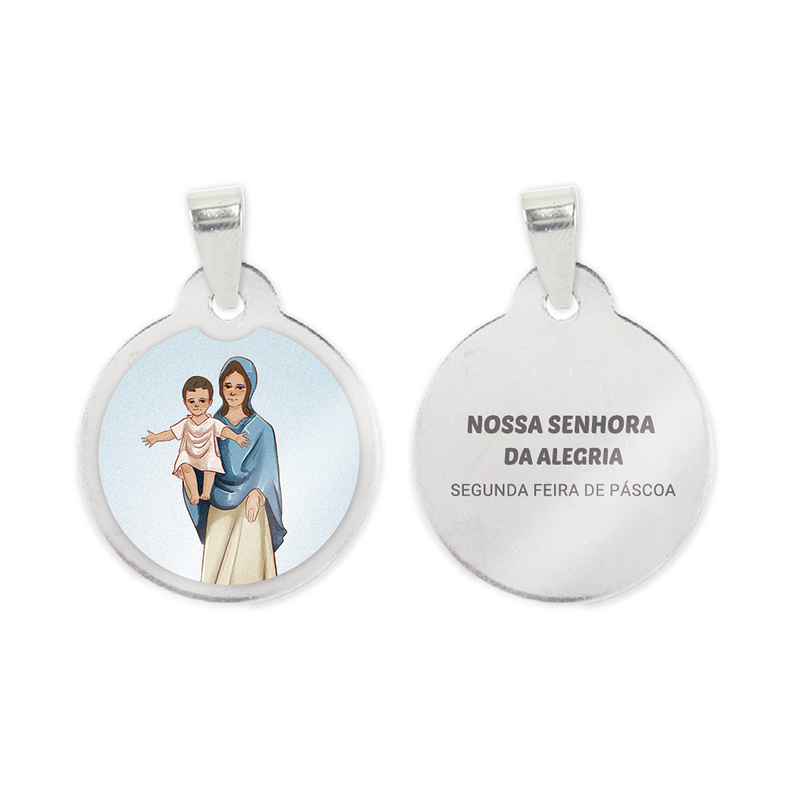 Fio e medalha de Nossa Senhora da Alegria 2