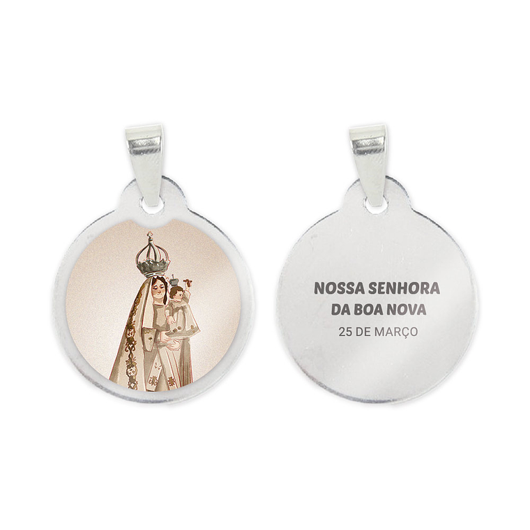 Fio e medalha de Nossa Senhora da Boa Nova 2