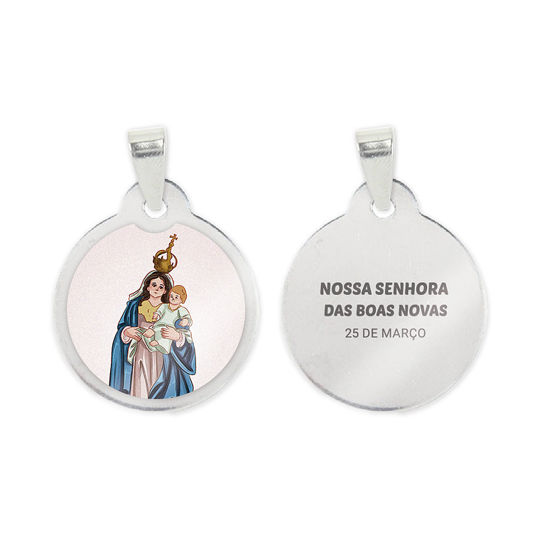 Fio e medalha de Nossa Senhora das Boas Novas 2