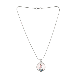 Our Lady of Light necklace and medal in stainless steel