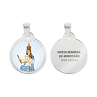 Our Lady of Mount Zion chain and medal in stainless steel 2