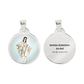 Collar y medalla de Nuestra Señora de la Paz en acero - Miniatura 2