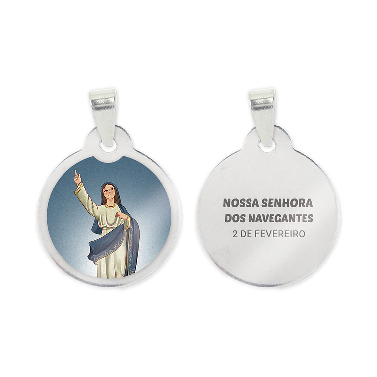 Fio e medalha de Nossa Senhora dos Navegantes 2