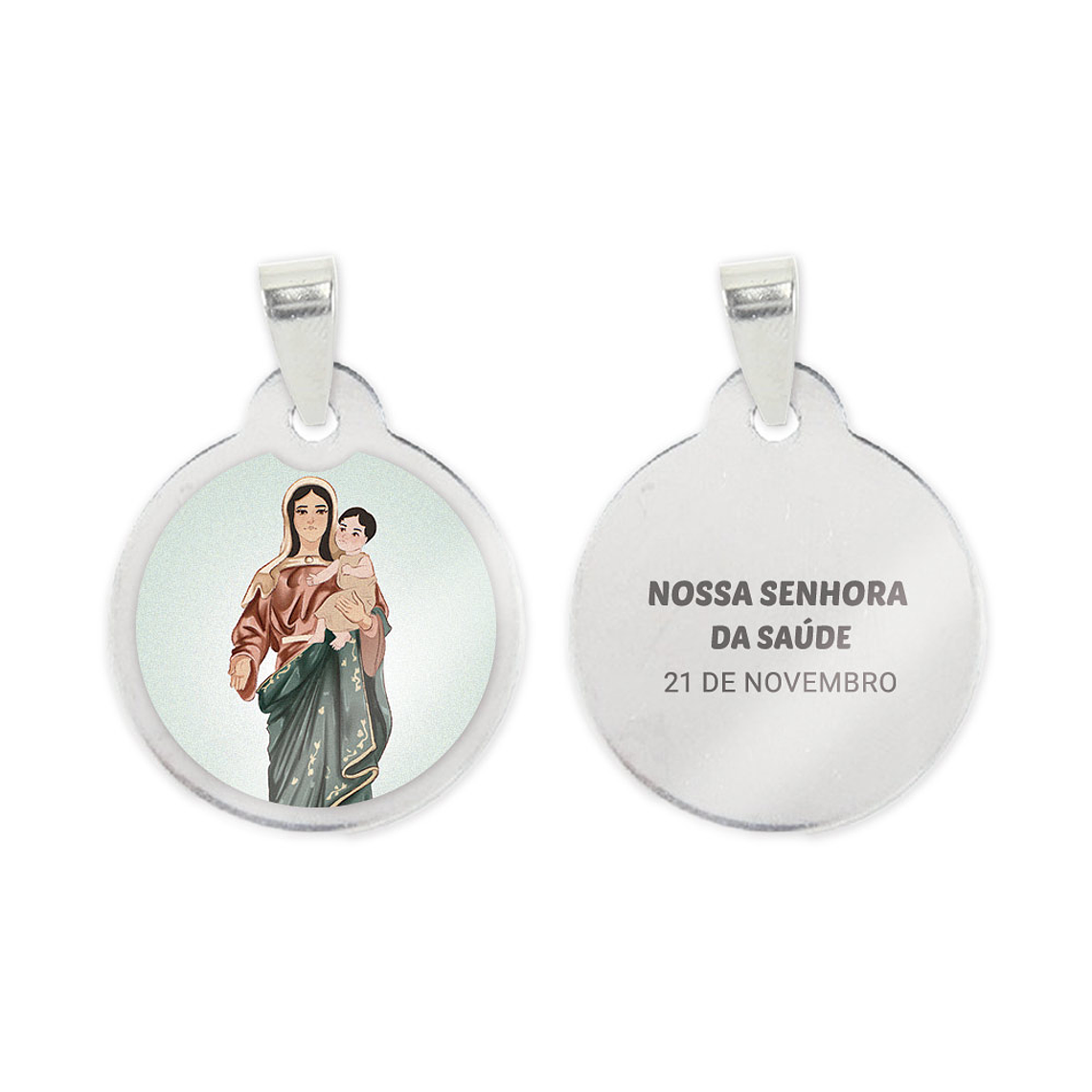 Fio e medalha de Nossa Senhora da Saúde 2