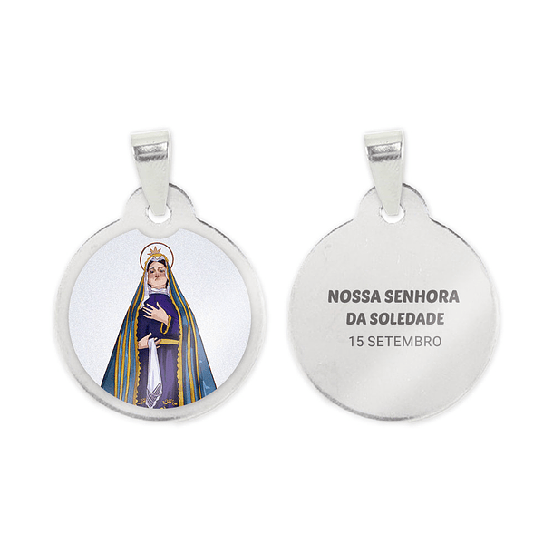 Collar y medalla de Nuestra Señora de la Soledad 2