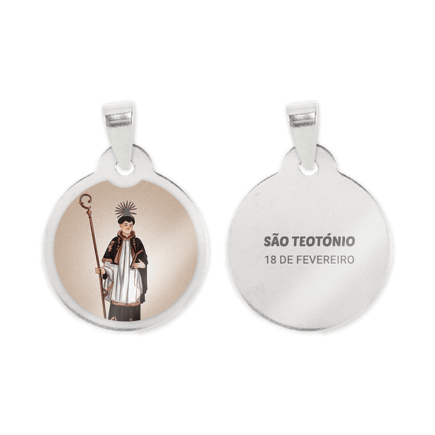 Collar y medalla de San Teotonio en acero 2