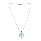 Saint Zita necklace and medal in stainless steel 1
