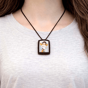 Guardian Angel Fabric Scapular