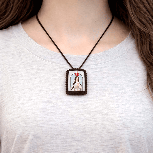 Saint Mary Adelaide Fabric Scapular  2