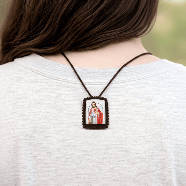 Saint Margaret Fabric Scapular  3