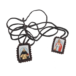 Saint Dominic de Guzmán Fabric Scapular 