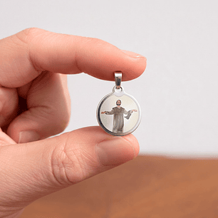 Saint Valentine Steel Medal